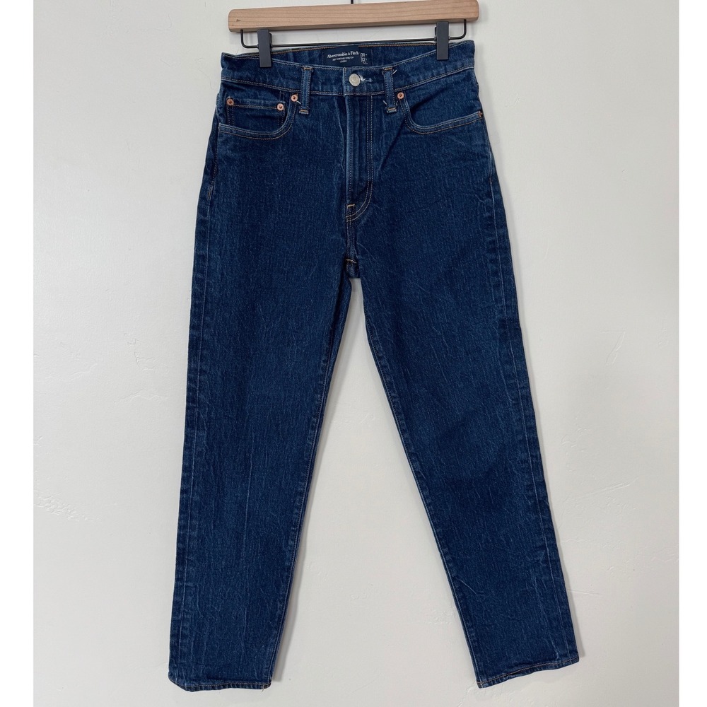 Abercrombie & Fitch Mens Loose Vintage Stretch Jeans 31x32 Dark Wash Blue